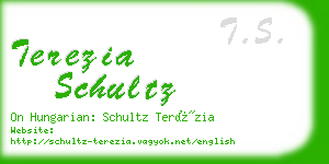 terezia schultz business card
